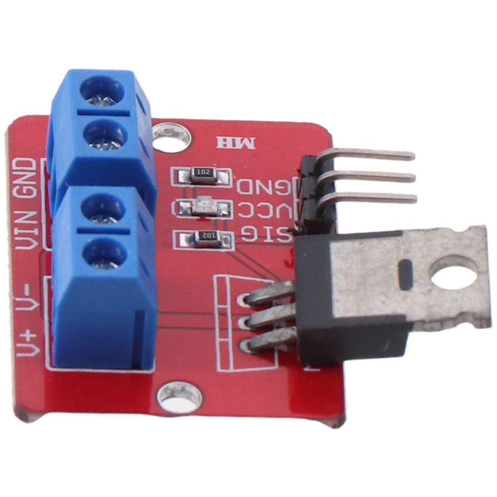 5pcs IRF520 MOSFET red Microcontroller irf520 mosfet Button Drive for Arduino  MCU  ARM Arduino