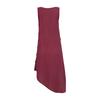 Women's Summer Sleeveless Beach Vest Skirt Asymmetric Beach Dress