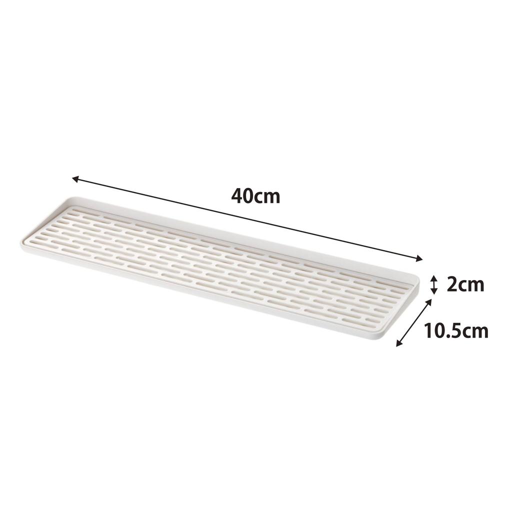 Yamazaki Resin Glass Slim Glass Mug 2604 Stand, & Stand, Tower, White,