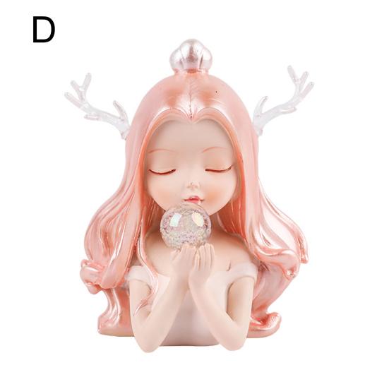 Ocean Girl Ornament Creative Decorative Resin Add Romantic Mermaid Figurine Home Decor