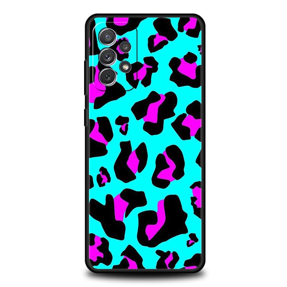 Leopard Print Pattern Phone Case for Samsung A51 A71 A21S A12 A11 A15 A25 A31 A41 A52 A32 A23 A33 A53 A73 A03S A05S A13 5G Cover