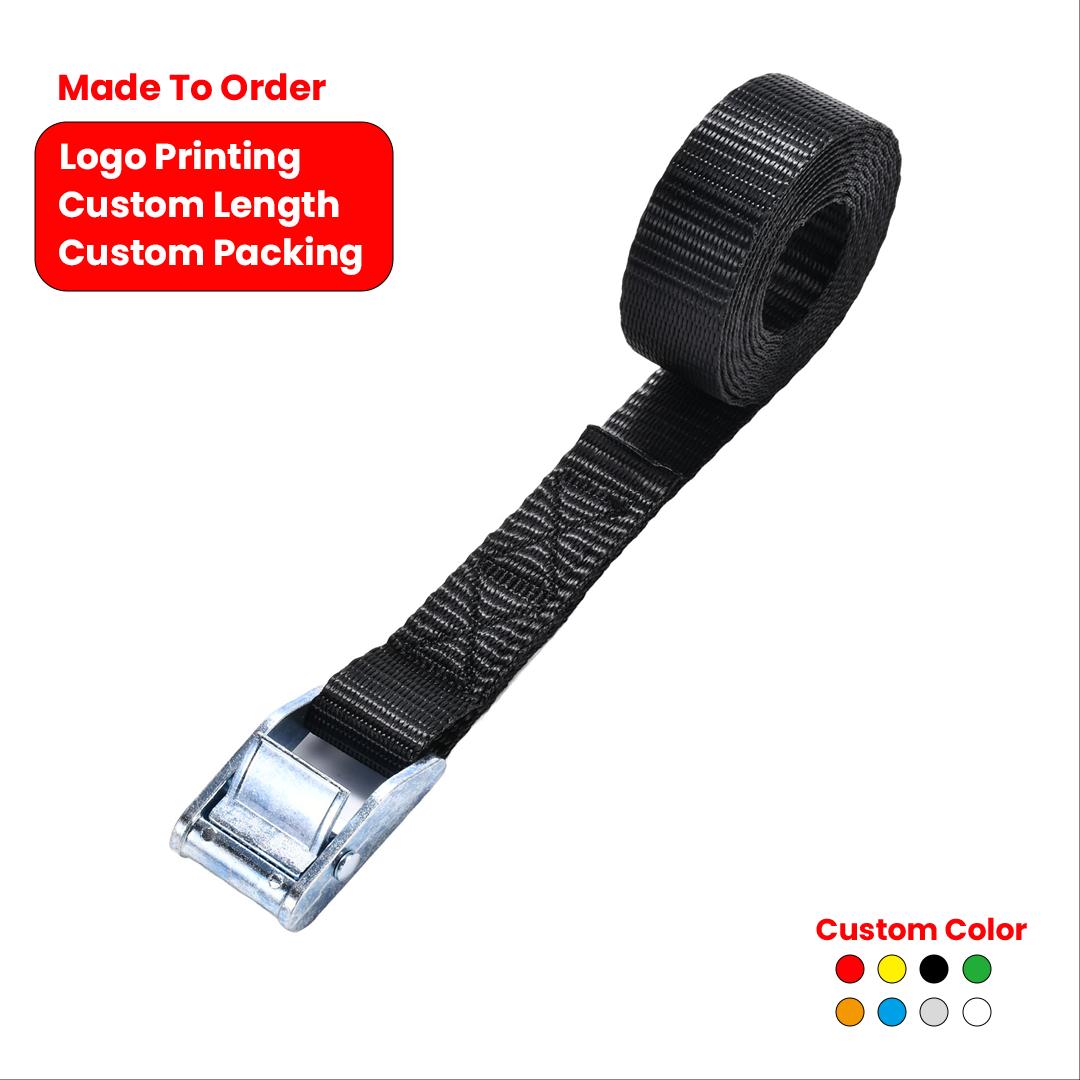 Premium Smooth Surface Inlaid Rivet 450kg Capacity Endless Roof Rack Strap for Surfboard Carbon Fiber Gear 25mm&450kg зелёный