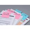 Post-it notes, strong adhesive, ruled lines, neon color, 75 x 75 mm, 90 sheets x 5 books, 630-5SSAN