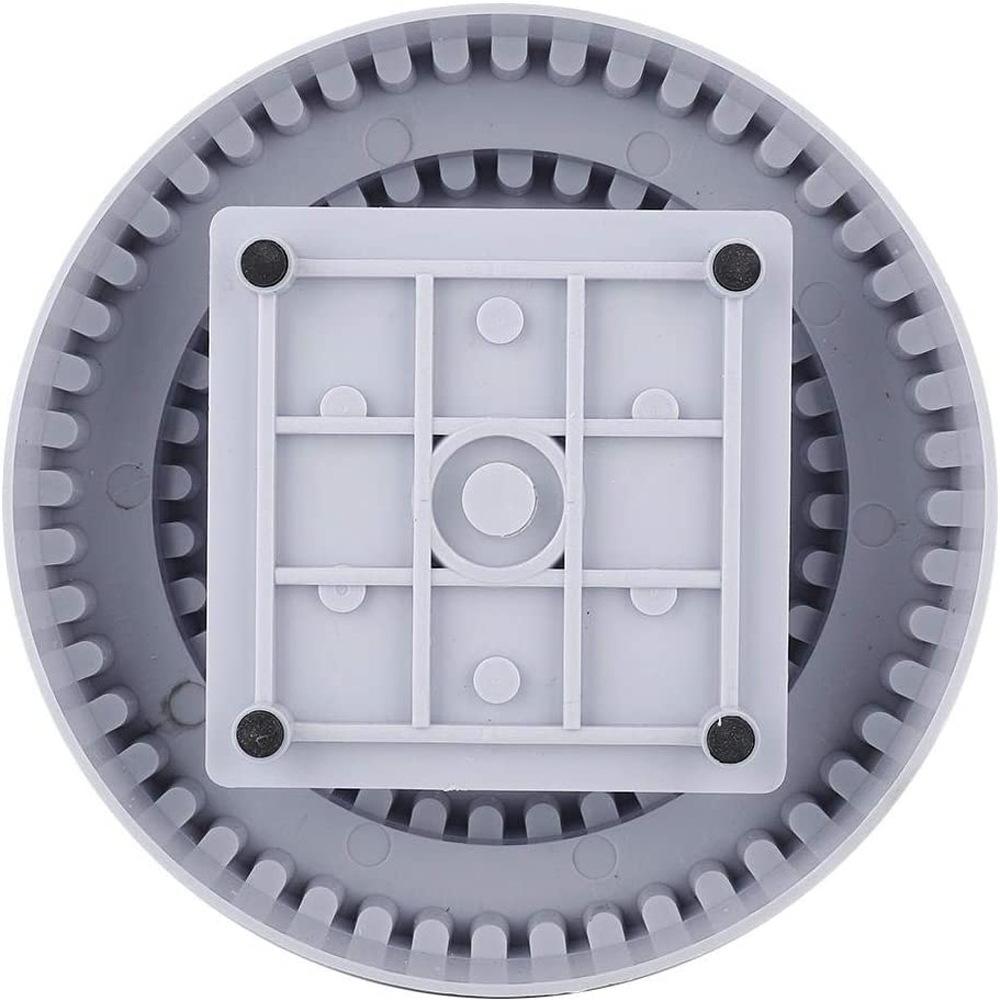 Plastic Large Gray Rotatable Storage Box, Drill Bit, Drill Needle, Grinding Head Parts, Plastic Tool Box