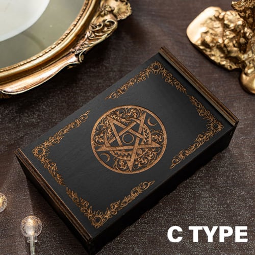 Empty Card Storage Case Playing Card Box Packing Card Holder Box Tarot Container Storage Case Wooden Game Card Box
