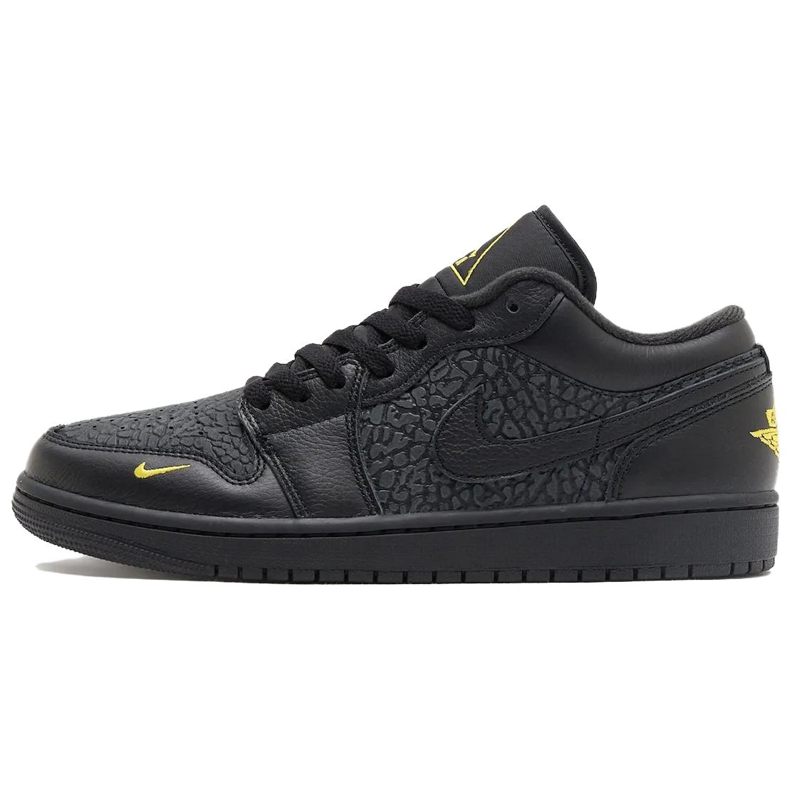 

Air Jordan 1 Low SE Black Anthracite Tour Yellow Men Sneakers IM6568-010
