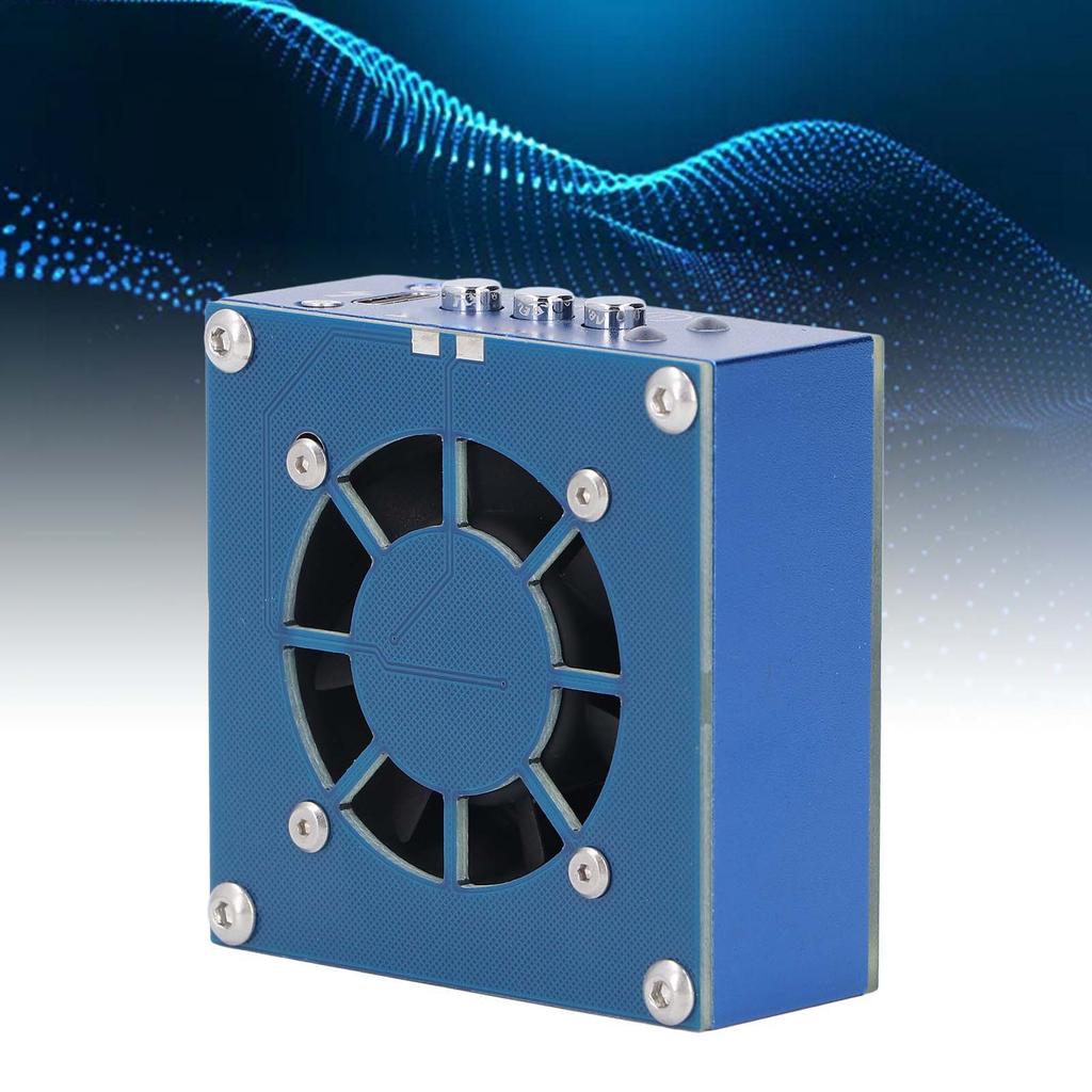 Solder Smoke Absorber Aluminum Alloy ABS Cooling Fan 10000RPM Solder Fume Extractor with UVs Lamp Rechargeable Battery for Fast Smoke Removal