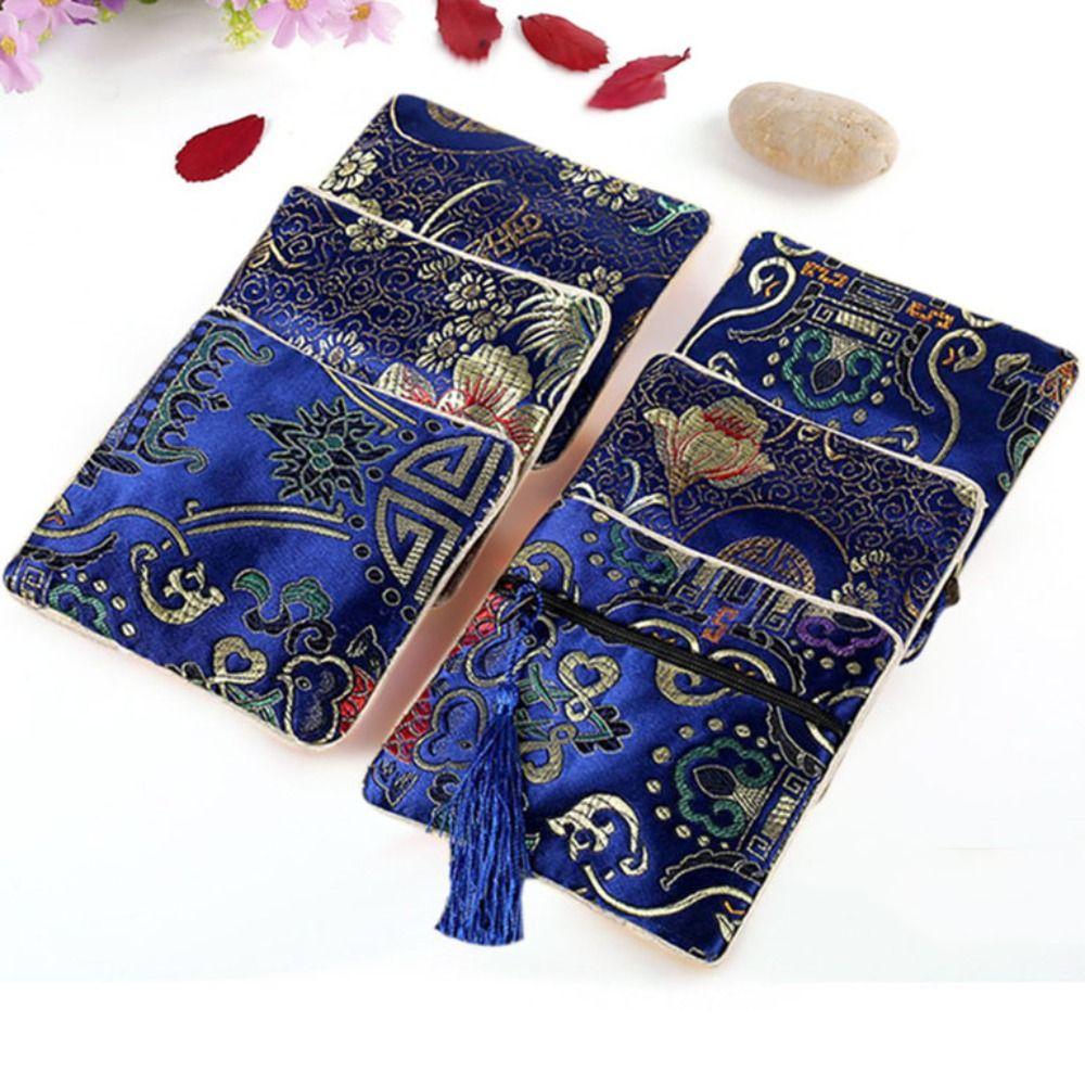 Stoff Schmuck Organizer Kleine Geldbörse Neue Schmuckaufbewahrungstasche