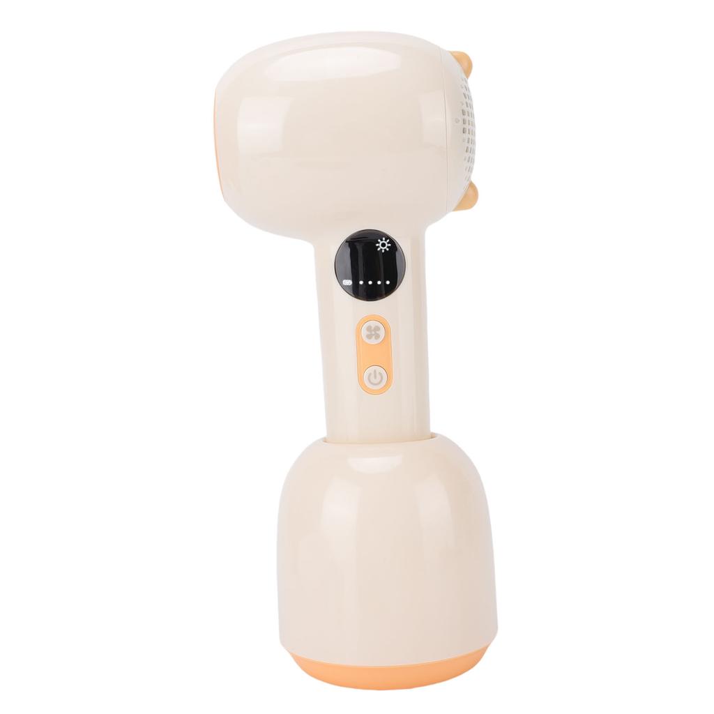Cordless Hair Dryer Quiet Portable   Blow Dryer for Infant Magnetic Charging Cold Hot Wind 37 degrees C Constant Temperature