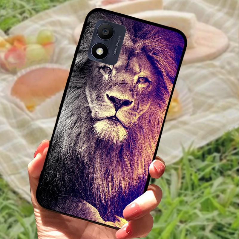 Etui do Alcatel 1B 2022 5031D 5031G Czarne Etui Silikonowe Miękkie TPU Pokrowiec na Telefon Fundas Case Dla Alcatel 1B 2022 5.5" Etui z Zderzakiem