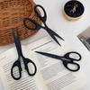 Handmade Stainless Steel Round-Head Office Scissors for Paper Cutting and Thread Snipping