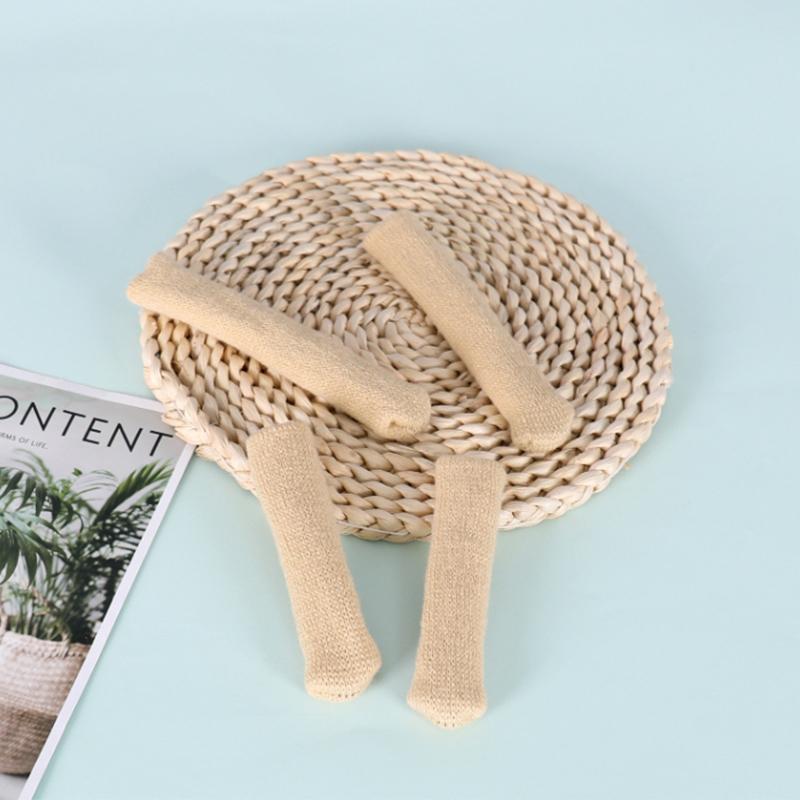 Room Door Handle Cover Warmer Door Handle Protector Anti-Slip Wear-Resistant Silent Thickened Chair Leg Socks Knit Door Decor