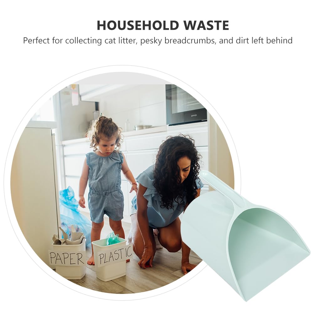 DOITOOL Household Freestanding Standing Plastic Handheld Kitchen Trash Hanging Trash For Kitchen Kitchen Standing Trash Set of 2 Dustpan, Dustpan,