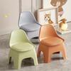 Plastic Circular Stool, Household Chair, Small Stool, Backrest Chair, Sofa, Coffee Table, Low Stool, Modern, Thick, Portable