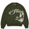 European and American Autumn and Winter Street Fashion Personalized Jacquard Casual Knitted Pullover Sweater