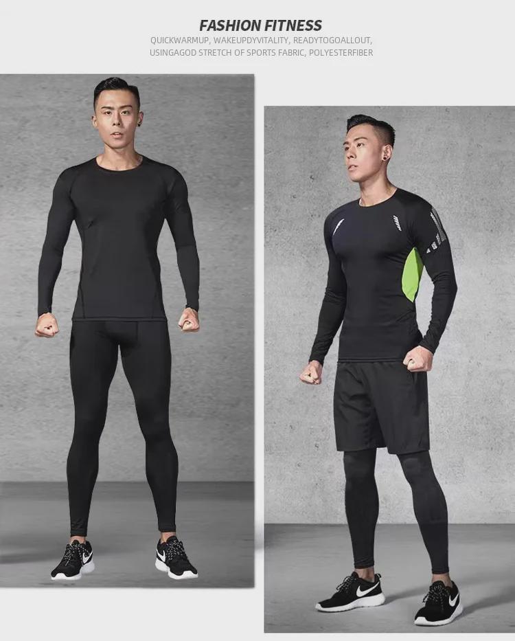 Men's Winter Thermal Velvet Underwear Suit - Thick, Cold-Proof, for Running and Sports.