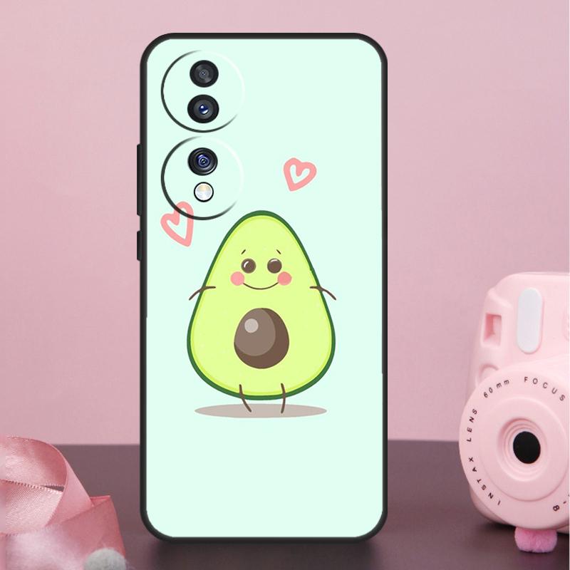 Cute Cartoon Avocado Fitness Case For Honor X9a X8a X7a X6a X7 X8 X9 X9b X8b Honor 10 50 70 90 Lite Magic 6 5 Pro Cover