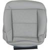 GXARTS Gray Leather Driver Side Bottom Replacement Seat Cover Compatible with Mercedes Benz E200 E250 E300 E350 2010 2011 2012 2013 2014
