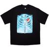 Herren Rotes Heißes Chili-Pfeffer Röntgenaufnahme Übergroßes Kastenförmiges T-Shirt Vintage T-Shirt XX-Groß