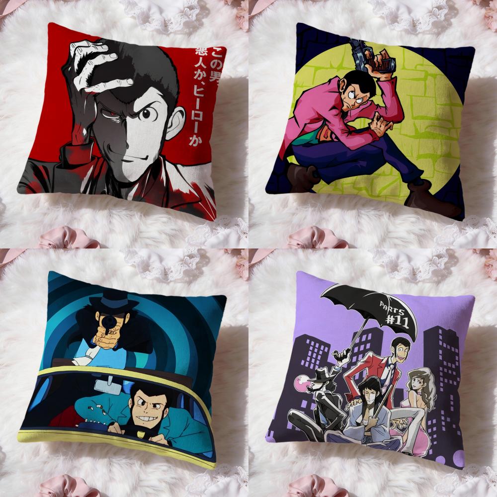 Lupin The ThirdS Cushion Cover Premium Comfort Reversible Pillow Cove -Two in One Design for Any Room & Car Interior