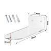 6 Pack Floating Shoe Shelves,white Acrylic Wall Mounted Shoe Display Shelves,for Display Collectibl