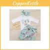 Chic Newborn Kid Baby Girl Floral Clothes Jumpsuit Romper With Matching Pants