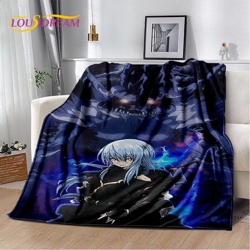 I Got Reincarnated As A Slime Anime Soft Plush Blanket,Flannel Blanket Throw Blanket for Living Room Bedroom Bed Sofa Picnic Kid