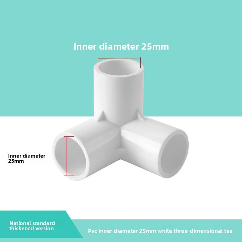 1Pc PVC Pipe Connectors Inside Diameter 20/25/32mm Elbow Tee 4 5 6 Ways Fittings Water Supply Pipe Fittings Equal Connectors