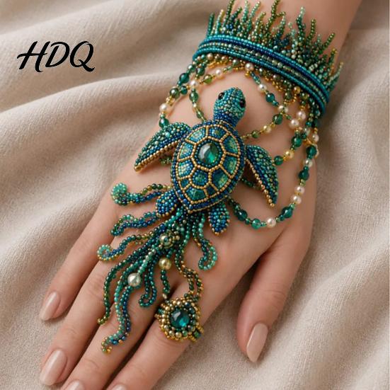 Pulsera Ajustable DIY Kit de Mano con Cuentas Tejido de Cuentas Set para Hacer Joyería Kit de Manualidades de Cadena Hecho a Mano para Adultos Regalos Amantes de las Manualidades