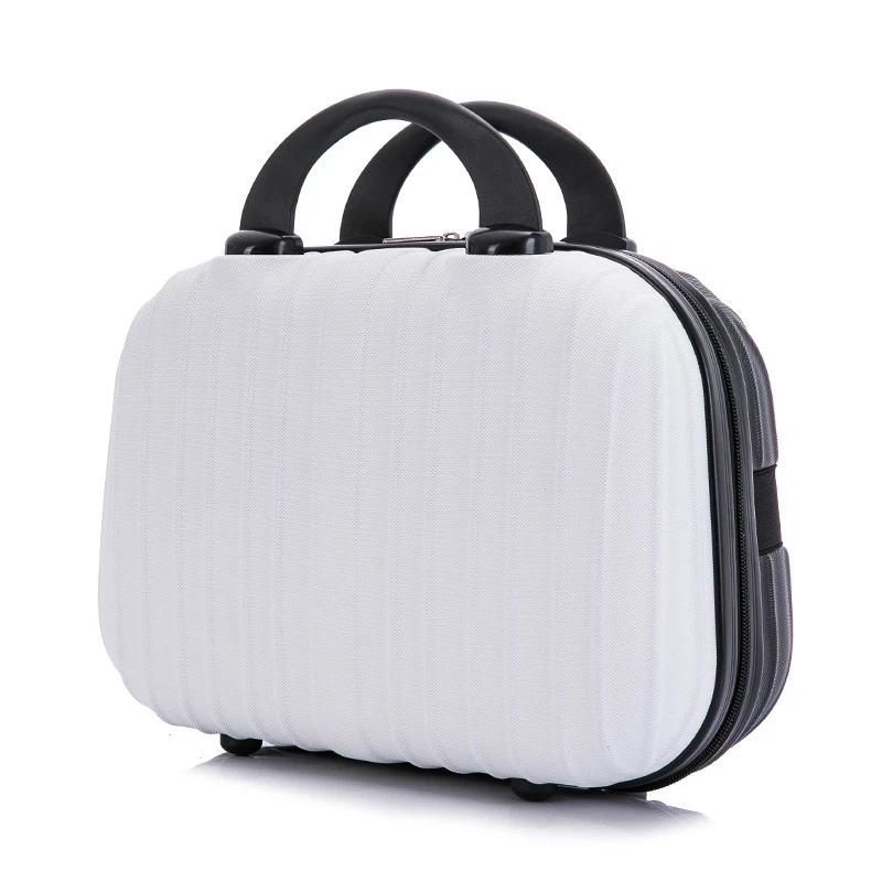 Sac Boîte Cosmétique Portable Grande Capacité Imperméable 14 Pouces Sac de Rangement Cosmétique Anti-Humidité Trousse de Toilette Valise pour la Maison le Voyage