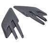 2Pcs Car Front Side Vent Trim Carbon Fiber Style Mudguard Air Wing Vent Trim Decoration Sporty Spoiler for Cars Trucks