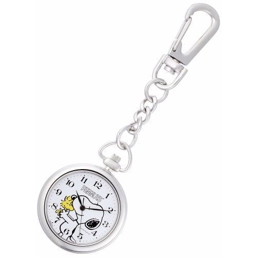 

Citizen Q&Q Pocket Watch Snoopy Waterproof Clip P004-214 White