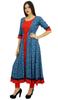 Bimba Womens Designer Flaired Kurta Dress Indian Clothing Printed Rayon Kurti Indian Custom