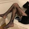 Sexy Women Sheer Pantyhose Tights Seamless Fishnet Nylon Polka Dot Print Black Tight Fish Net Body Stockings Female Hosiery