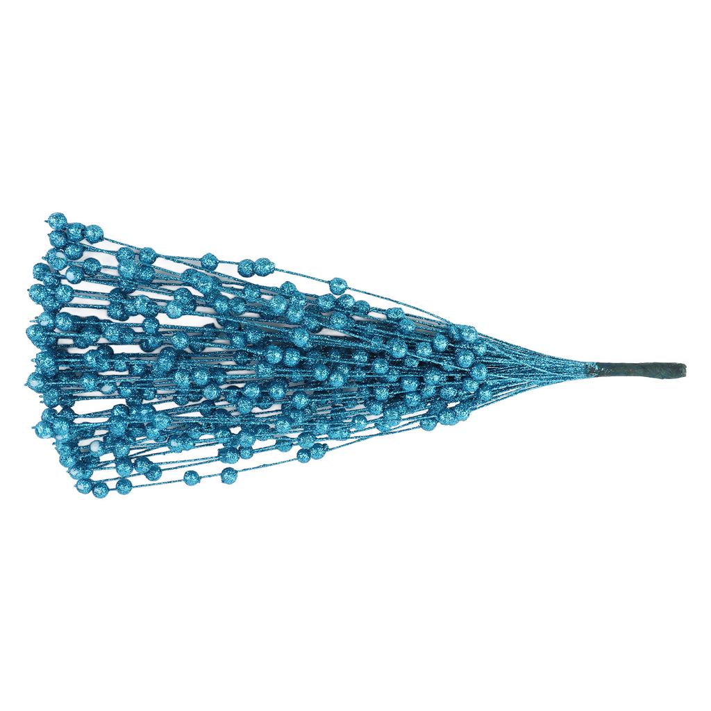 Artificial Berry Stalks Fake Glitter Foam Berry Stems Xmas Decoration Flower Arrangement Party