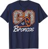Broncos School Spirit Fan Team for Men Women 100% Cotton T-shirt Mens Tees Top