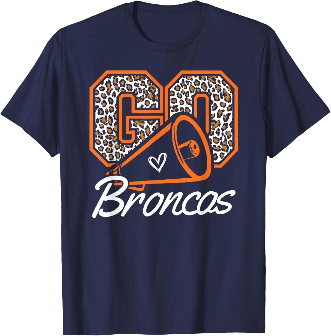 

Футболка для мужчин и женщин с символикой команды Broncos School Spirit Fan Team 3XL