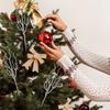 20 Pcs Artificial Plant Withered Vine Christmas Tree Branch Glitter Curly Branches Decor for Vase Xmas Stems Decorations Plants