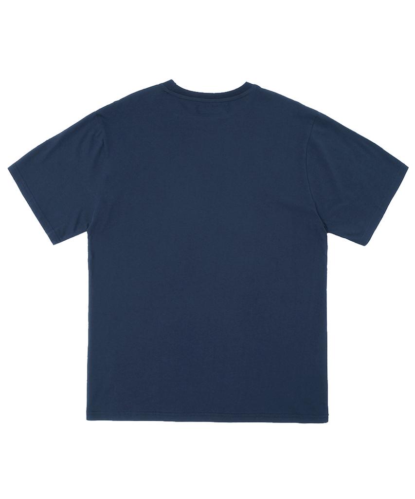 MATCHGLOBE Doggy Heart Oversized Tee (Navy)