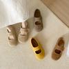 Retro Soft Bottom Round Head Mary Jane Shoes Women's Spring 2025 New Casual Japanese Sle  Gentle Wind Bean Shoes