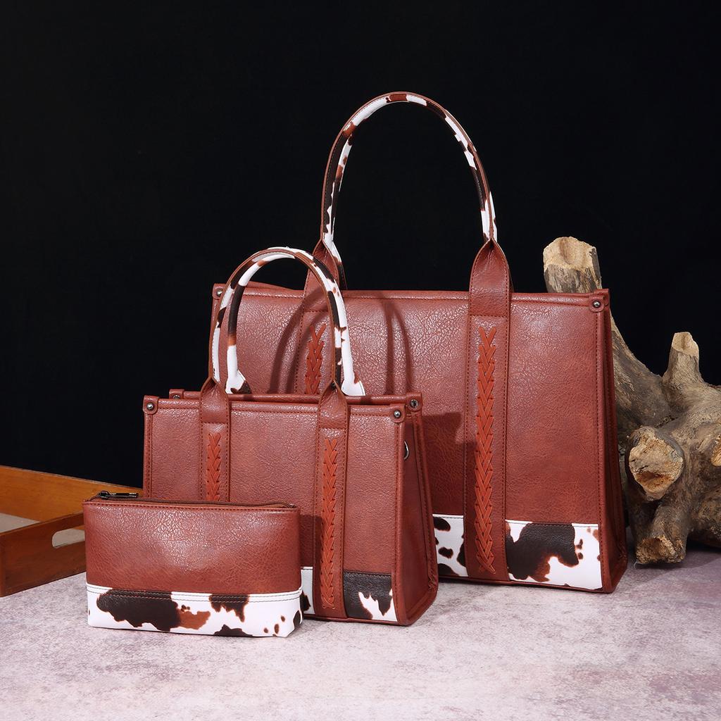 Vintage Cotton and Linen Print Western Women's Shoulder Bohemian Portable Messenger Women's Bag