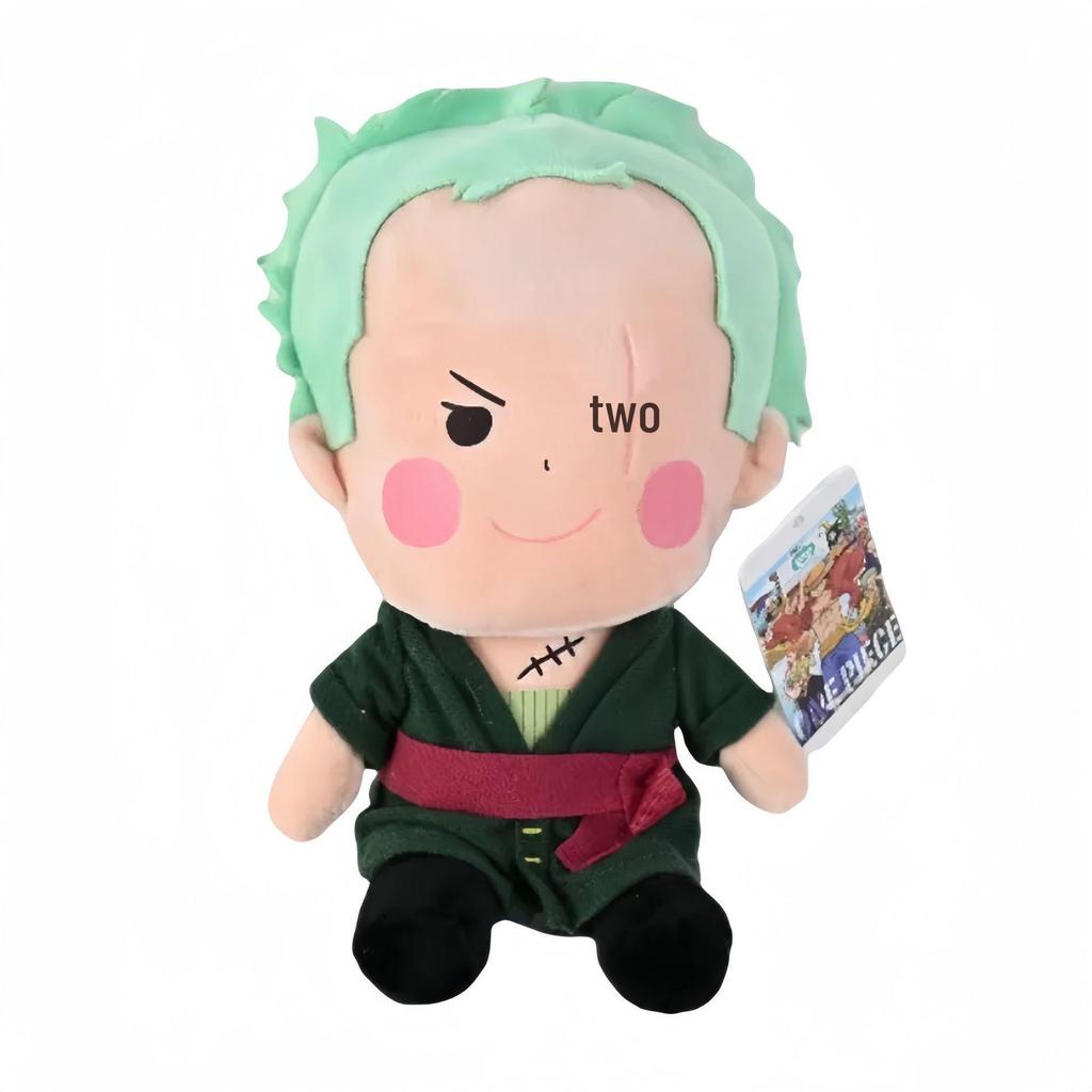 Genuine One Piece Luffy, Chopper, Zoro Plush Figures (20-30cm) - Anime Cartoon Dolls, Perfect Gifts