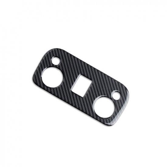 Roof Lamp Reading Light Cover Trim For Ford Mustang 2015- Carbon Fiber Style