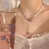 Elegant Pearl Necklace: Advanced Design, Light Luxury, Niche Style, Versatile Clavicle Chain for Women 2025.