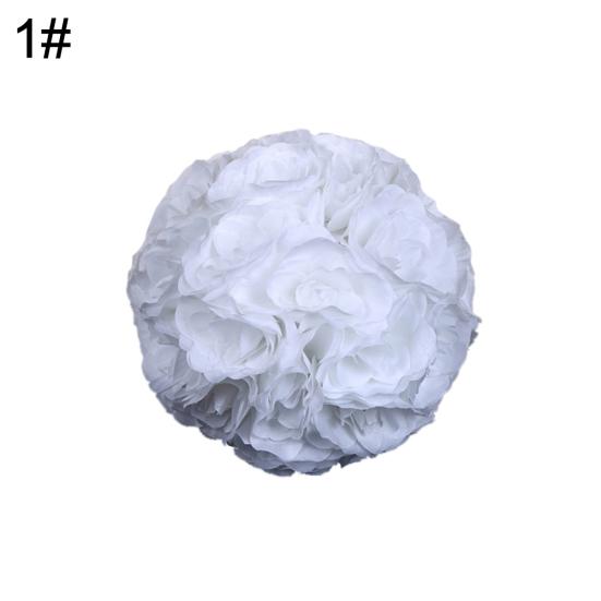 7inch Artificial Rose Silk Flower Kissing Ball Wedding Party Mall DIY Decoration