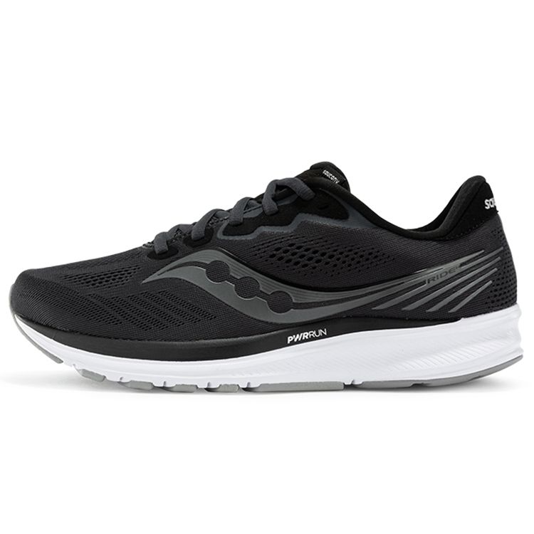 Saucony Ride 14 2E Wide Men Charcoal Grey Black S20651-45 45