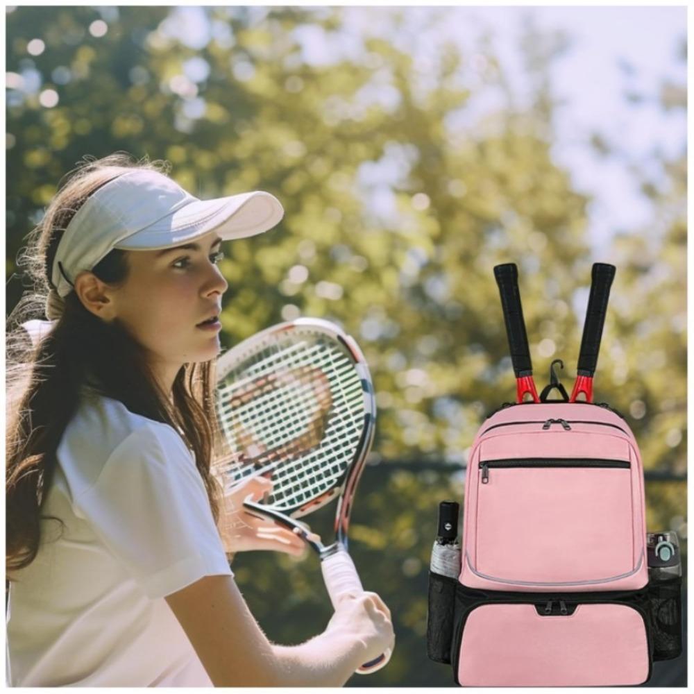 Zipper Closure Pickleball Rackets Backpack Tennis Racket Carrying Bag  For Men Women Sports
