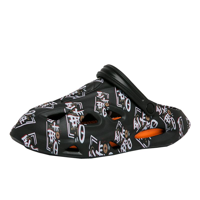 Nadměrná velikost 46 Nové pánské pantofle Léto Venkovní Silná podrážka Protiskluzové Plážové boty Ležérní sandály Eva Měkké pantofle Zahradní dřeváky