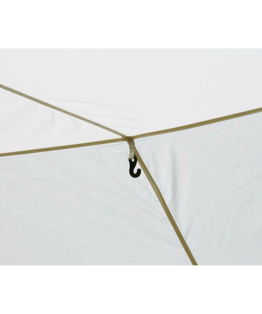 CAPTAIN STAG Zelt Plane Camp Basis für 4 bis 5 Personen 680 x 380 x H220 Verarbeitung Tragetasche inklusive CS Classics [Größe cm] UV/PU UA-39