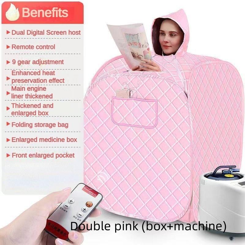 1000W Portable Household Shower Cabin Sauna Bag Folding Sauna Sweating Steam Room SPA Loss Weight Calories Burned Sauna Tent Suit